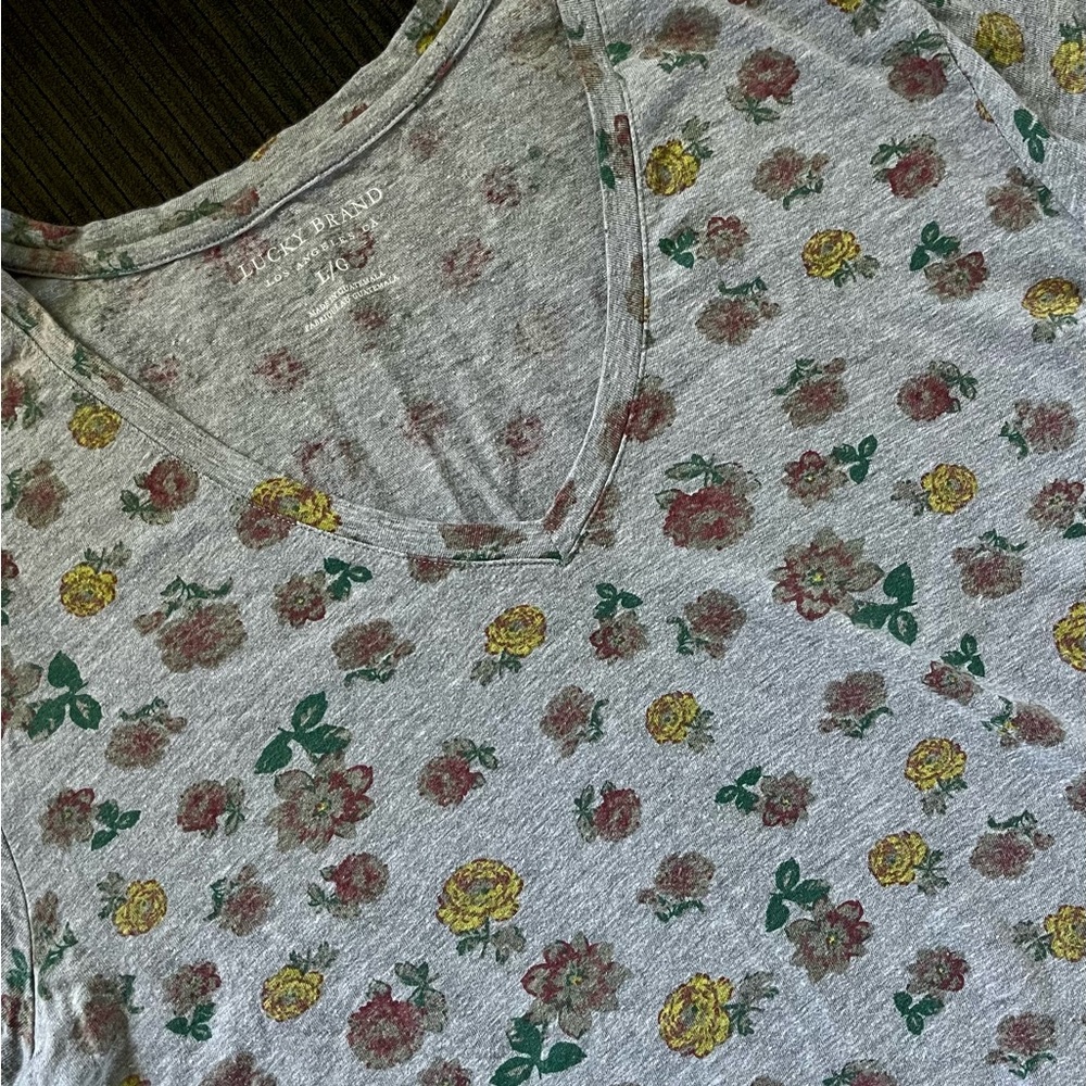 Lucky Brand V-Neck Tee Shirt